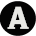 The letter A